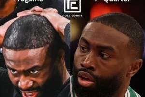 巴克利“建议”杰伦-布朗：当我开始秃头时 我立马就决定剃光！