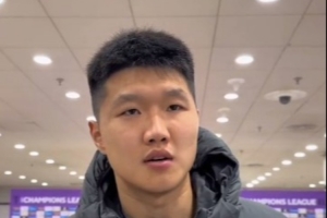 蹇韬：我们非常好的完成了教练的部署，感谢球迷对我的认可